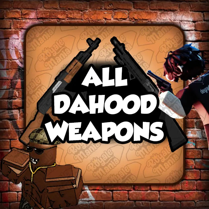 🎃 ROBLOX: DA HOOD SKINS (Knives, Revolvers, DB, Tacticals) 🔫