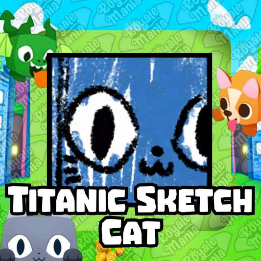 Titanic Sketch Cat