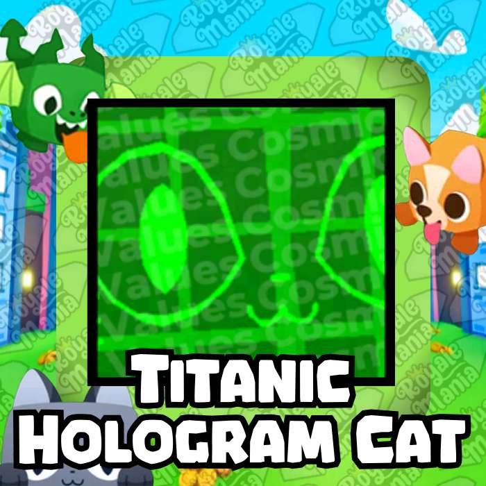 Titanic Hologram Cat