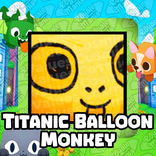 Titanic Balloon Monkey